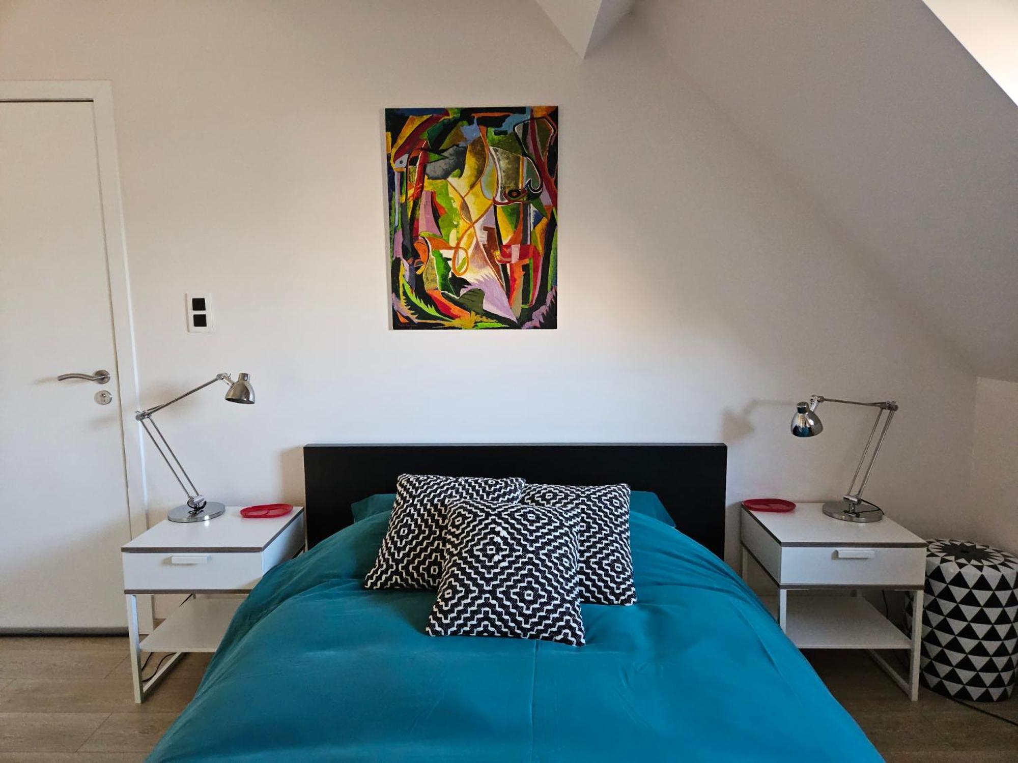브뤼셀 Modern Duplex With Garden 아파트 외부 사진